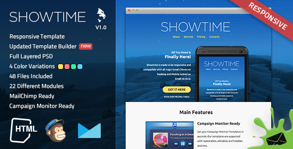 Showtime Responsive Email Template icon