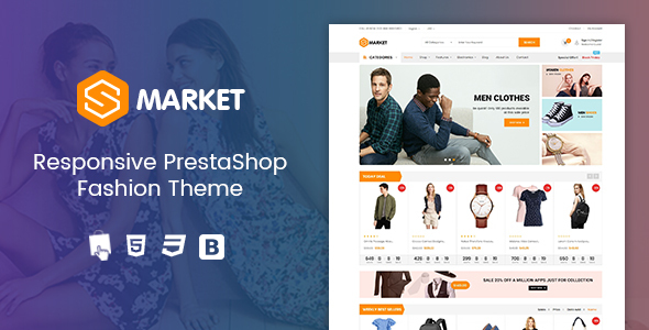 Smarket - Clothing Responsive PrestaShop 1.7 Theme icon