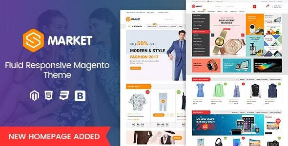 Smarket - Fluid Responsive Magento 2 MultiPurpose Theme icon