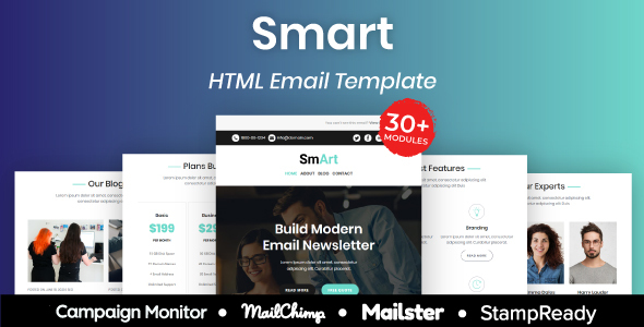 Smart - Multipurpose Responsive Email Template 30+ Modules Mailchimp icon