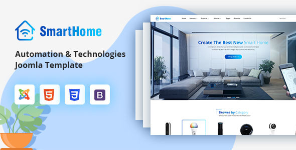SmartHome - Smart Home Automation & Technologies Joomla Template icon