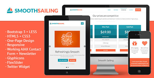 Smooth Sailing - One-Page Bootstrap 3 Landing Page icon