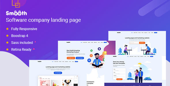 Smooth Software Company Landing Page icon