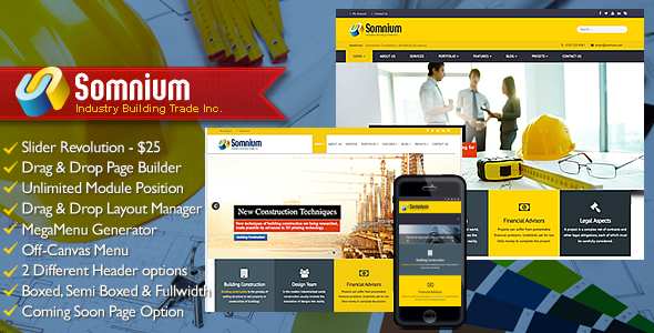 Somnium - Building Business Joomla Template icon