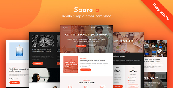 Spare O - Simple Responsive Email Template icon