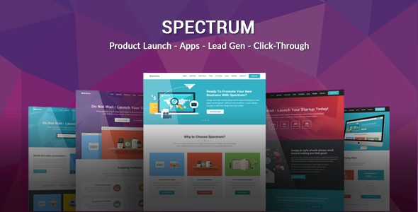 Spectrum - Responsive Landing Page Template icon