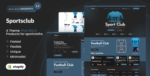 Sports Club - Football & Soccer Shopify 2.0 Theme icon