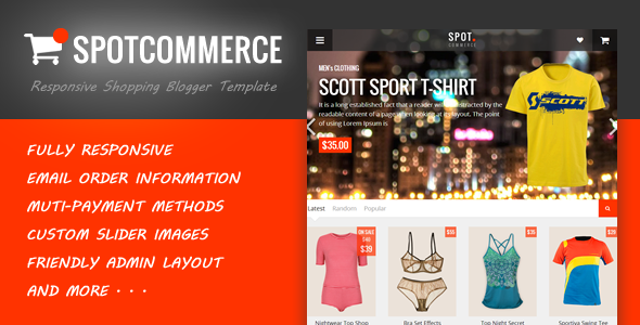 SpotCommerce - Blogger Shopping Template icon