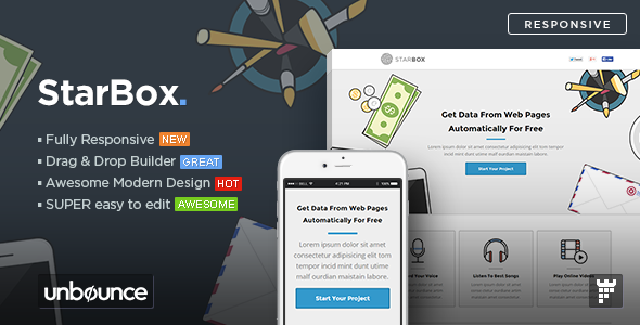 StarBox - Startup Unbounce Landing Page Template icon
