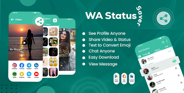 Status Saver - Download Status - Video Download - Video Downloader - Save Video Status for Whatsapp icon