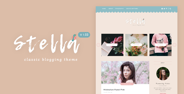 Stella | Classic & Sweet Blogging Theme icon