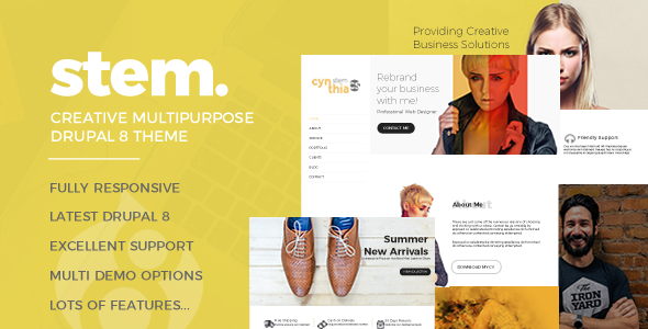 Stem Responsive Multipurpose Drupal 8.5 Theme icon