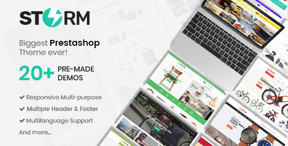 Storm - MultiStore Responsive Prestashop Theme icon