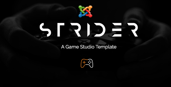 Strider - A Game Studio Joomla 4 Template With Page Builder icon