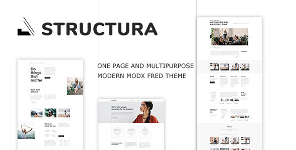 Structura - Minimal One Page MODX Fred Theme icon