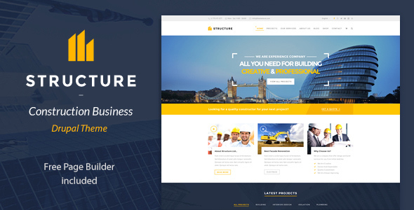 Structure - Construction Drupal Theme icon