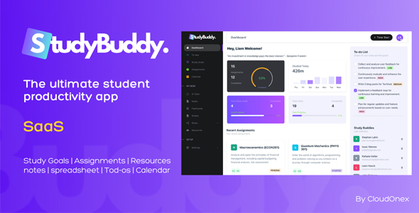 StudyBuddy SaaS - Collaborative Student Productivity Tool icon