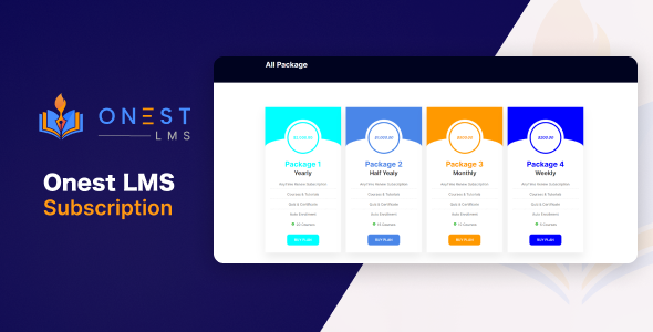 Subscription Package Addon in Onest LMS icon
