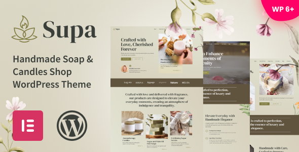 Supa - Handmade Soap & Candles Shop WordPress Theme icon