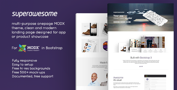 Superawesome - Responsive Multi-Purpose MODx Theme icon