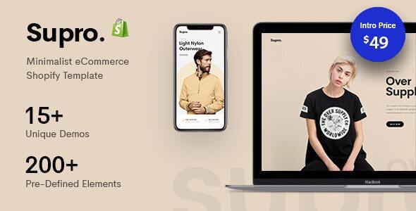 Supro - Minimalist Responsive Shopify Theme icon