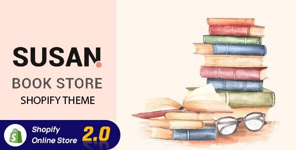 Susan - Book Store Shopify Theme icon