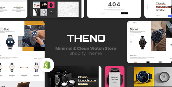 THENO – Minimal & Clean Watch Store Shopify Theme icon