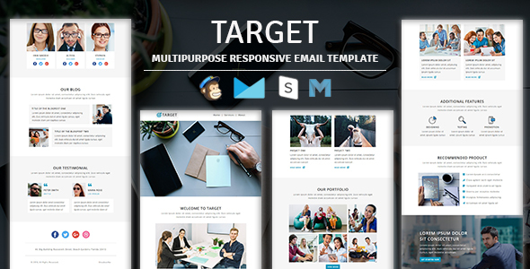 Target - Multipurpose Responsive Email Template With Stampready Builder Access icon