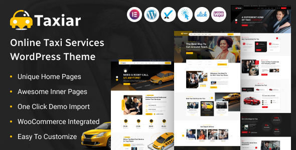 Taxiar - Online Taxi Service Wordpress Theme icon