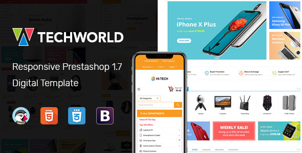 TechWorld - Responsive Prestashop Digital Theme icon
