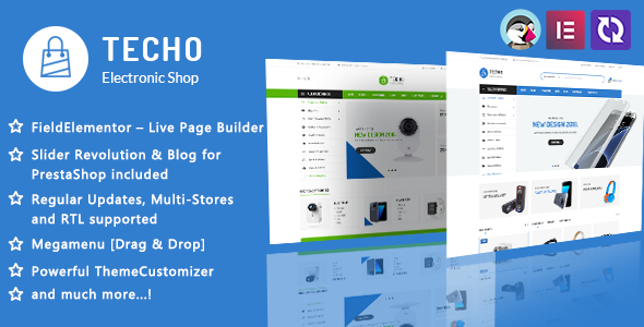 Techo - Electronics Elementor PrestaShop Theme icon