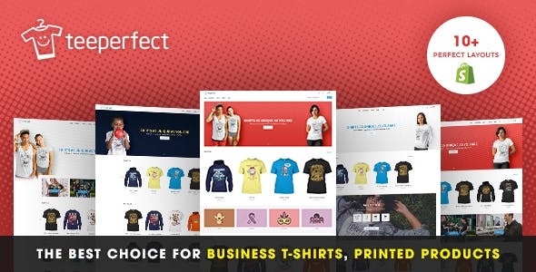 TeePerfect - The best choice for business T-shirts, Printed Products, Drop Shipping...Shopify Theme icon
