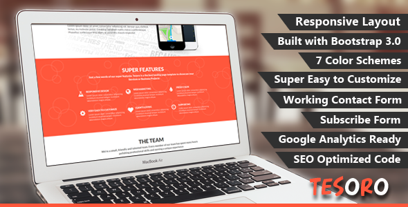 Tesoro - Super Simple Landing Page icon