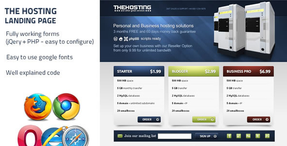 The Hosting - Landing Page icon