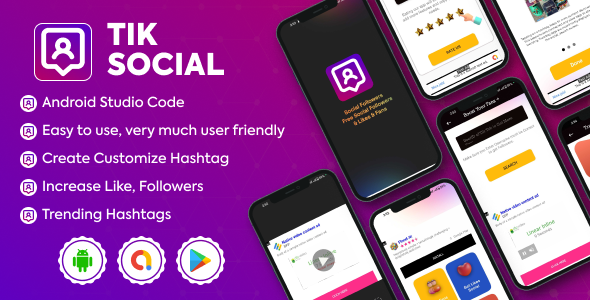 Tik Social - TikTok Profile Booster - Increase Like - code.market