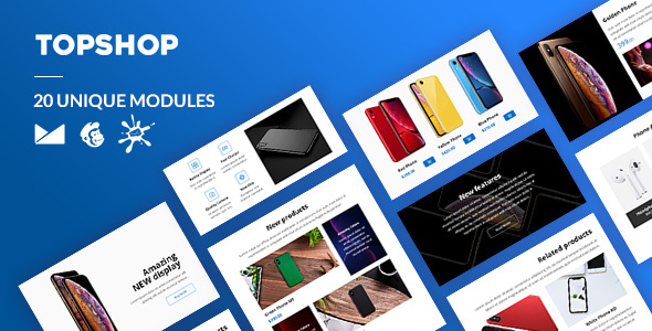 TopShop Email-Template + Online Builder icon