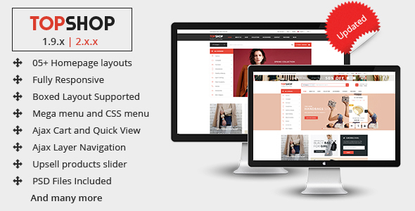 Topshop - Premium Multipurpose Magento 2 and 1.9 Theme icon