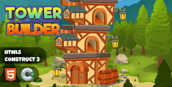 Tower Builder Construct 3 HTML5 Game icon