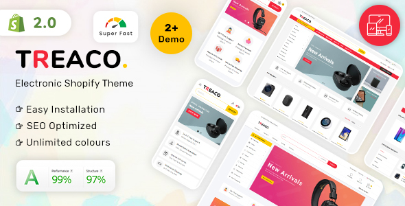 Treaco - Multipurpose E-commerce Shopify Theme icon