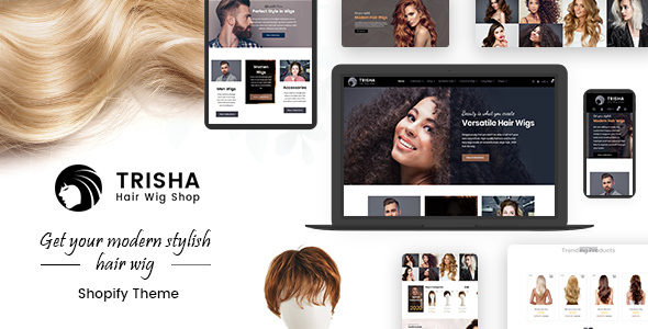 Trisha | Hair Weave, Hair Wig, Extensions Shopify Theme icon