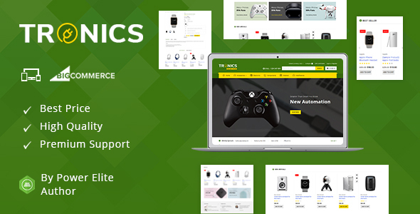 Tronics - Multipurpose Stencil BigCommerce Theme