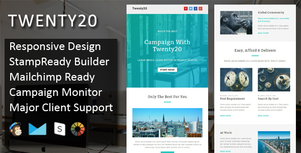 Twenty20 - Multipurpose Responsive Email Template icon