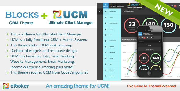 UCM Theme: Blocks CRM icon