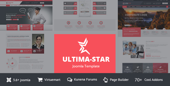 Ultima-star corporate joomla template icon