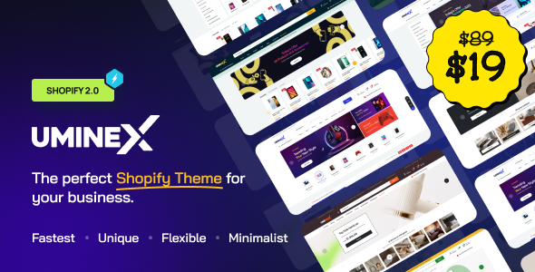 Uminex - Fastest Shopify 2.0 Theme icon