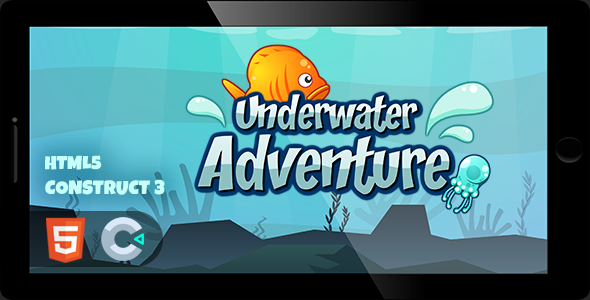 Underwater Adventure Construct 3 HTML5 Game icon