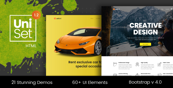 UniSet - Premium Multi-Concept Landing Pages Pack icon