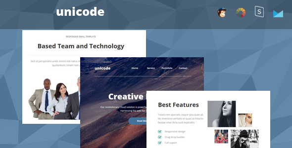 Unicode - Responsive Email + StampReady Builder icon