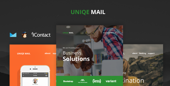 Uniqe Mail - Responsive Email set + Online Access icon