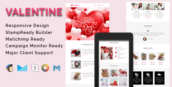 VALENTINE - Responsive Email Template icon